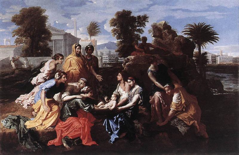 Nicolas Poussin Finding of Moses China oil painting art